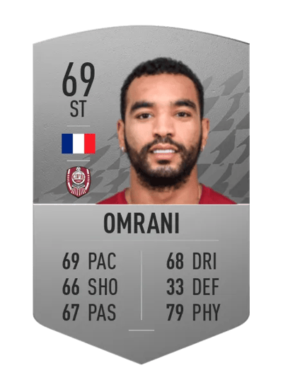 Billel Omrani Common 69 OVR