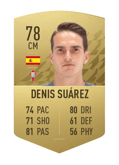 Denis Suárez Common 78 OVR