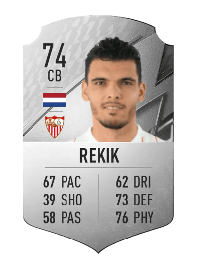 Karim Rekik Rare 74 OVR