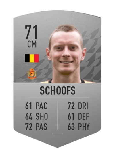 Rob Schoofs Common 71 OVR