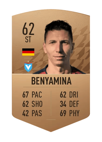 Soufian Benyamina Common 62 OVR