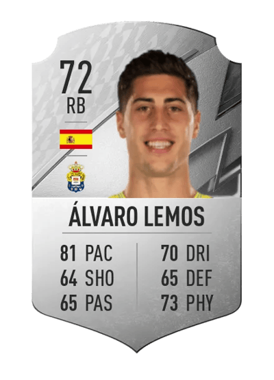Álvaro Lemos Rare 72 OVR