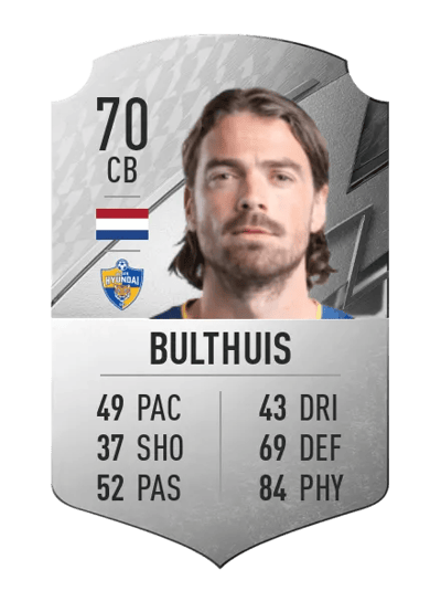 Dave Bulthuis Rare 70 OVR