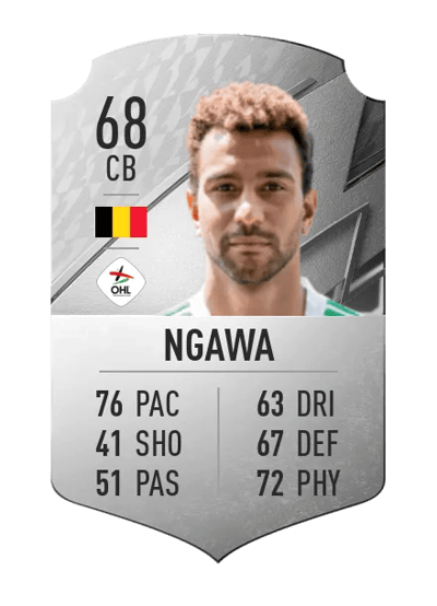 Pierre-Yves Ngawa Rare 68 OVR