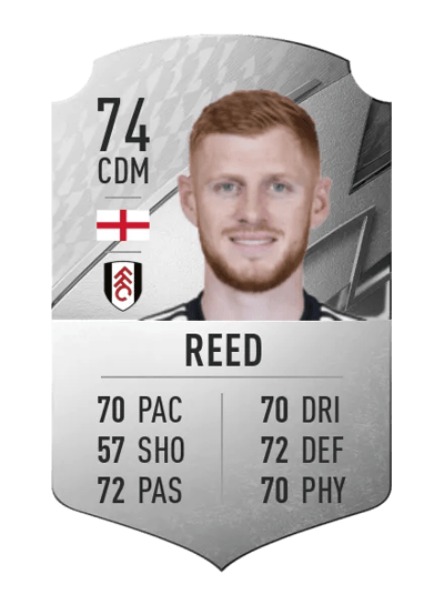 Harrison Reed Rare 74 OVR