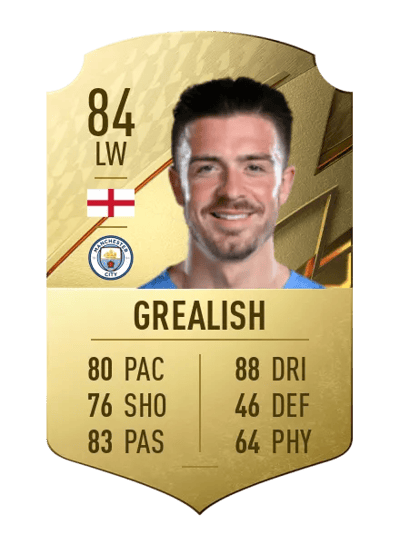 Jack Grealish Rare 84 OVR