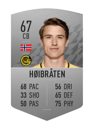 Marius Høibråten Common 67 OVR