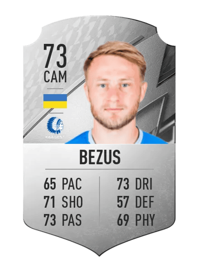 Roman Bezus Rare 73 OVR