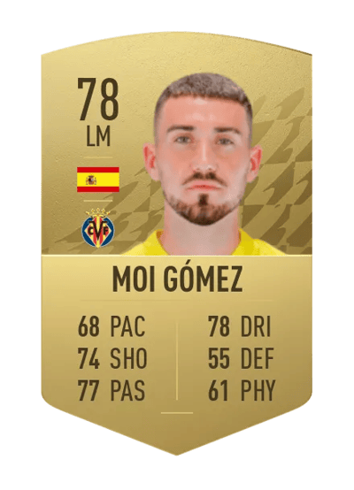 Moi Gómez Common 78 OVR