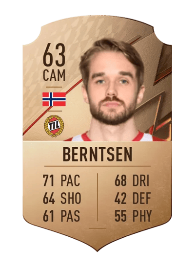 Daniel Berntsen Rare 63 OVR