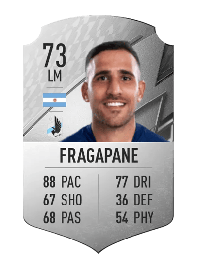 Franco Fragapane Rare 73 OVR