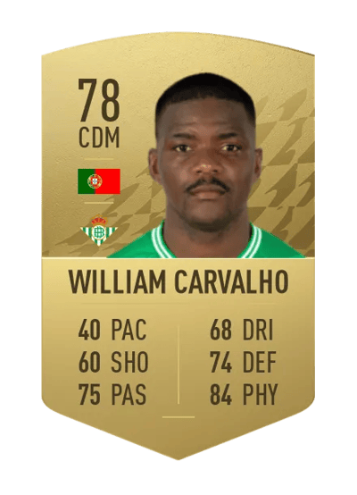 William Carvalho Common 78 OVR