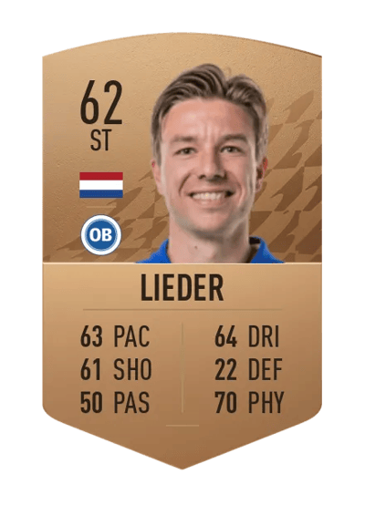 Mart Lieder Common 62 OVR