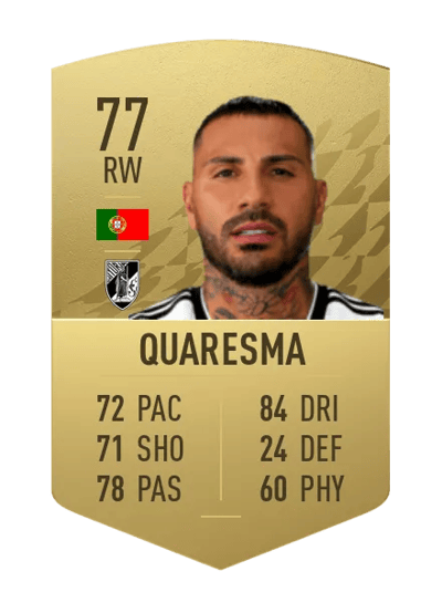 Quaresma Common 77 OVR