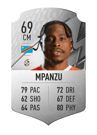 Pelly-Ruddock Mpanzu Rare 69 OVR