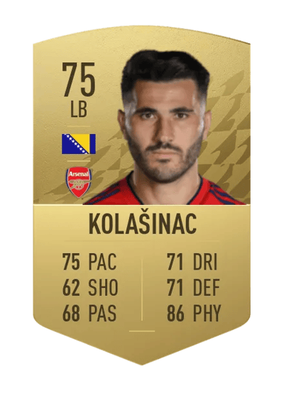 Sead Kolašinac Common 75 OVR