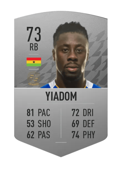 Andy Yiadom Common 73 OVR