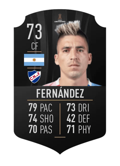 Leandro Fernández CONMEBOL LIBERTADORES 73 OVR
