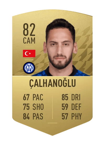 Hakan Çalhanoğlu Common 82 OVR