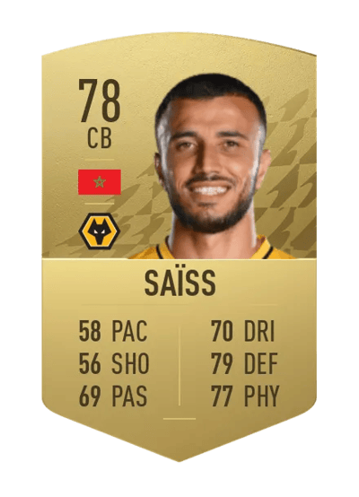 Romain Saïss Common 78 OVR