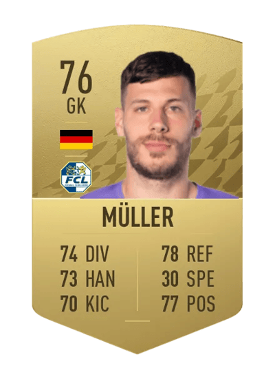 Marius Müller Common 76 OVR