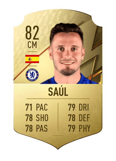 Saúl Rare 82 OVR