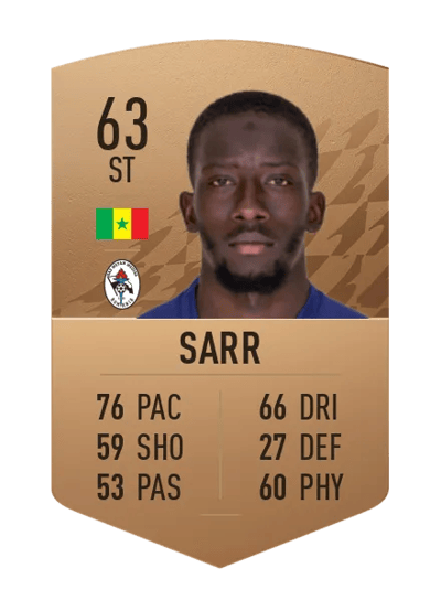 Adama Sarr Common 63 OVR