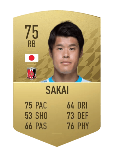 Hiroki Sakai Common 75 OVR