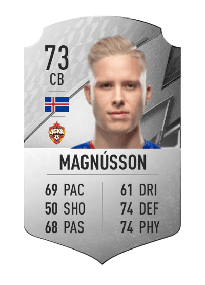 Hörður Magnússon Rare 73 OVR
