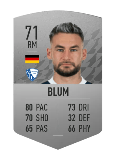 Danny Blum Common 71 OVR