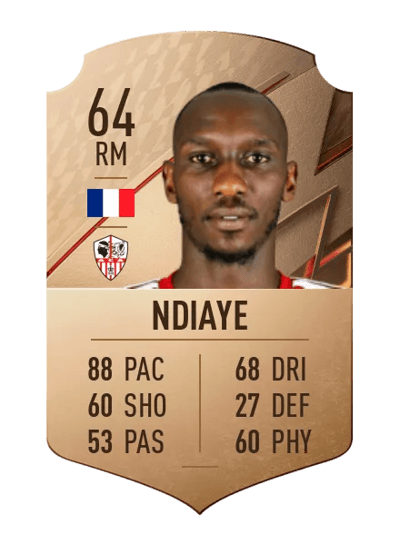 Alassane Ndiaye Rare 64 OVR