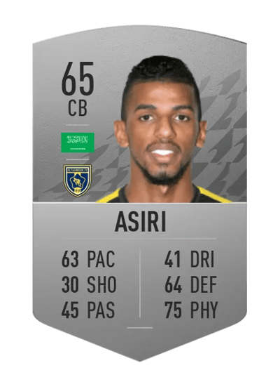Ahmed Asiri Common 65 OVR