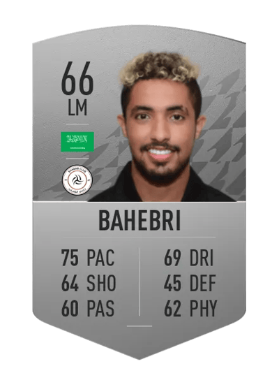 Hattan Bahebri Common 66 OVR