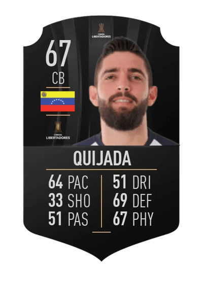 Rubert Quijada CONMEBOL LIBERTADORES 67 OVR