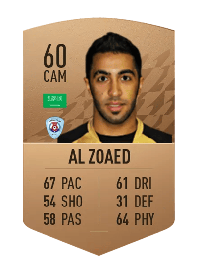 Jehad Al Zoaed Common 60 OVR