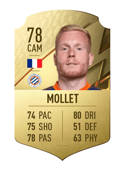 Florent Mollet Rare 78 OVR