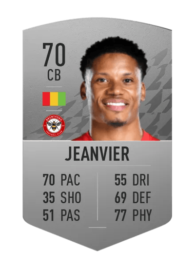 Julian Jeanvier Common 70 OVR