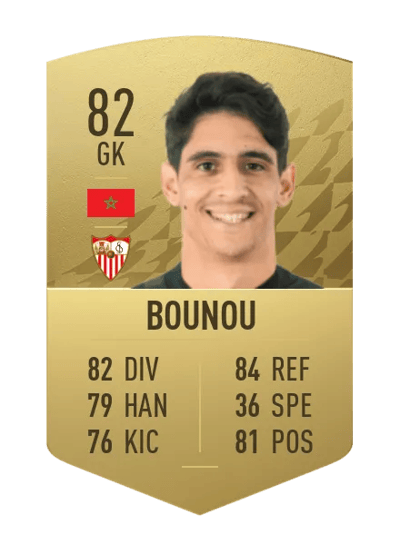 Yassine Bounou Common 82 OVR