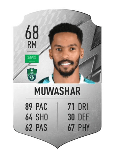 Salman Muwashar Rare 68 OVR