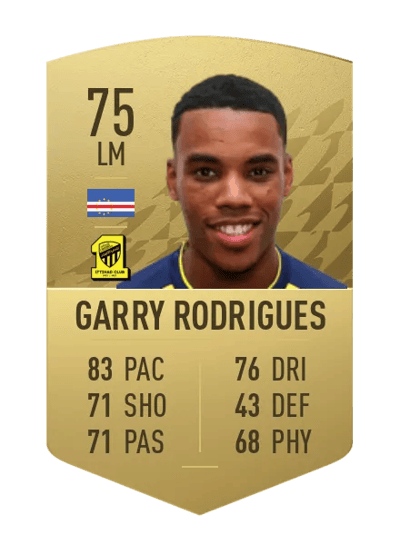 Garry Rodrigues Common 75 OVR