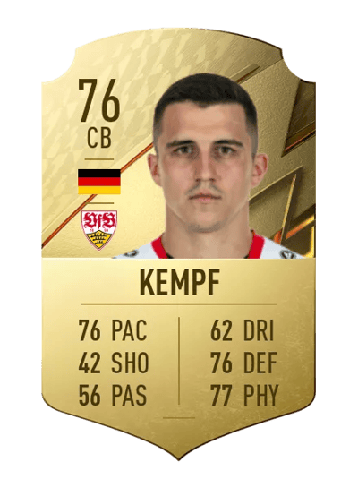 Marc-Oliver Kempf Rare 76 OVR