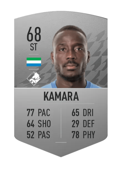 Alhaji Kamara Common 68 OVR