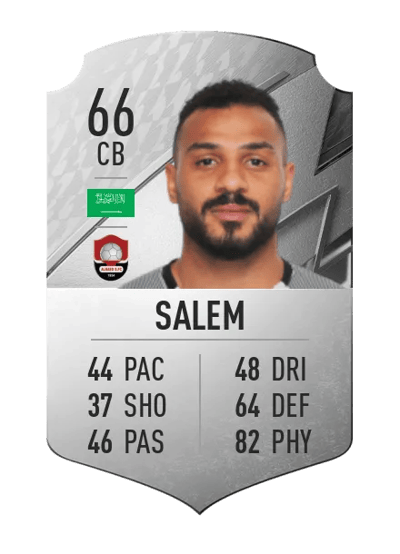 Mohammed Salem Rare 66 OVR