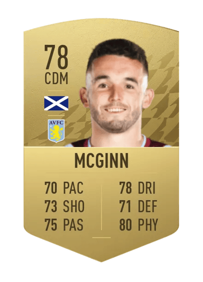 John McGinn Common 78 OVR