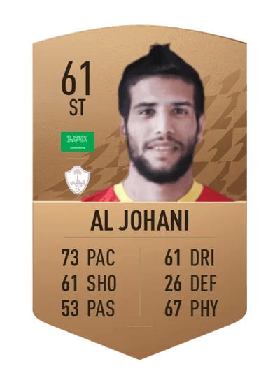 Fahad Al Johani Common 61 OVR