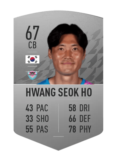 Hwang Seok Ho Common 67 OVR
