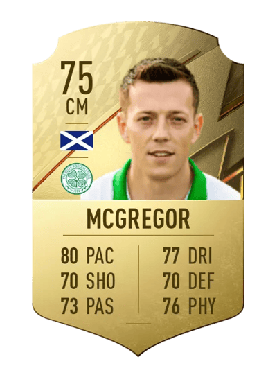 Callum McGregor Rare 75 OVR
