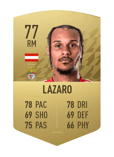 Valentino Lazaro Common 77 OVR