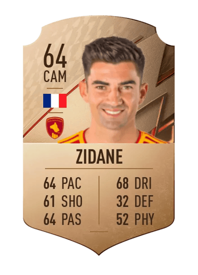 Enzo Zidane Rare 64 OVR