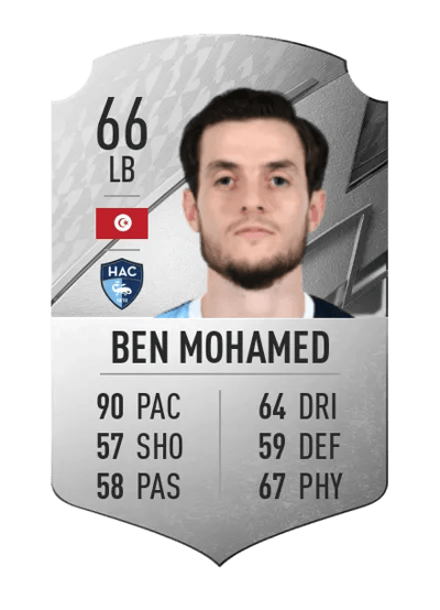 Ayman Ben Mohamed Rare 66 OVR